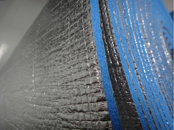 pure aluminum weave cloth foam insulation material roll